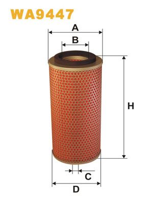 WIX FILTERS Воздушный фильтр WA9447